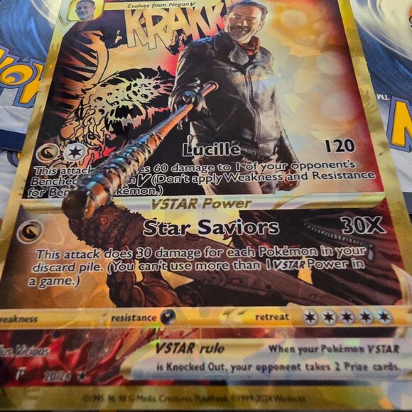 Negan (TWD) Pokemon Card - The Walking Dead - Picture 7 of 8